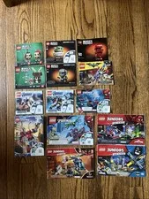 Lot Of 14 LEGO Various Instruction Manuals Only - Brick Headz, Juniors, Marvel