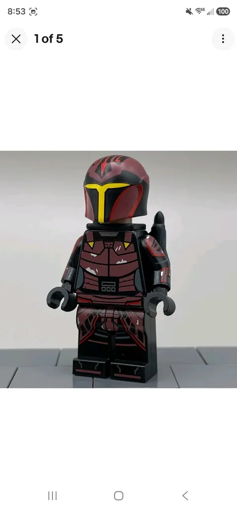 LEGO Star Wars Light Custom LC The Shadow Enforcer Rook Kast Minifigure NEW