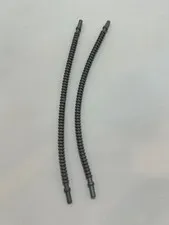 Lego 57539 Flexible Ribbed 19L Hose pipe w/8mm Ends and silver gray x2