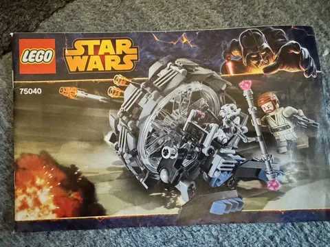 LEGO General Grievous’ Wheel Bike 75040 Instructions Manual Only 6073760 2014