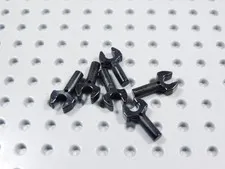 LEGO Lot of 6 Black Robot Droid Claws Hands Minifig BI