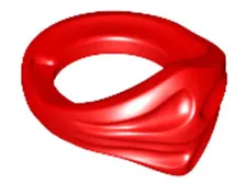 Lego 71050 Spider-Man Web-Slinger Minifig SCARF/BANDANA Red Neck Ring sp11
