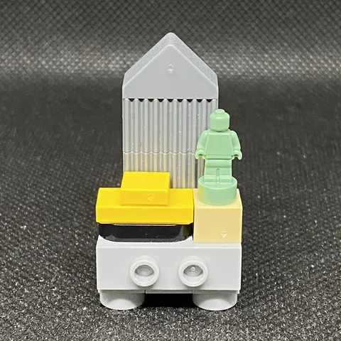 Lego Furniture Drawer w/ NYC Icons - Statue of Liberty, Taxi, Skyscraper