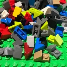 LEGO® Parts 92946 (6 pcs) Slope 45 2 x 1 with 2/3 Cutout