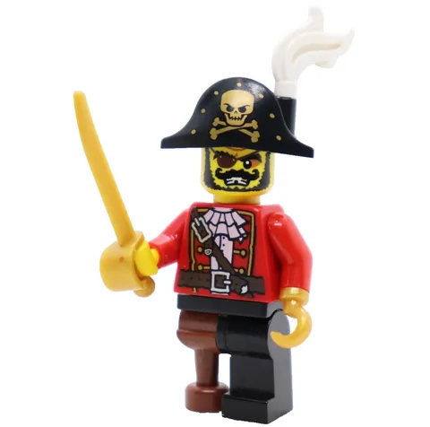 Pirate Captain Plume Cutlass Series 8 LEGO® Minifigure Mini Figure