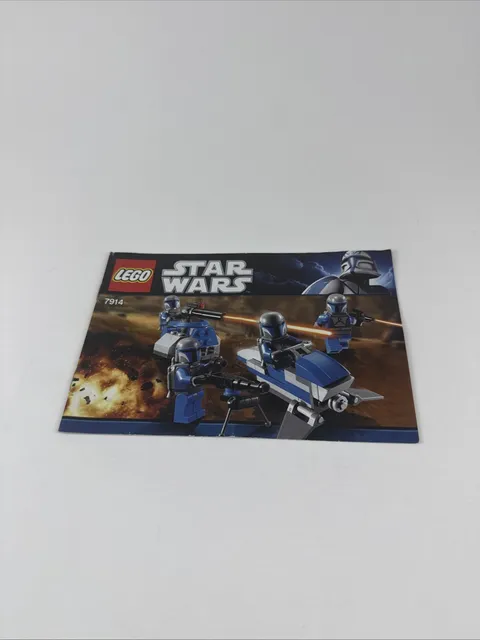 LEGO INSTRUCTIONS 7914 Star Wars Mandalorian Battle Pack Manual Book Booklet TCW