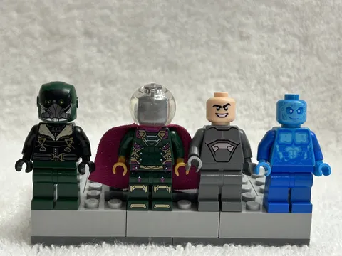 LEGO Marvel Super Heroes Minifigures Vulture, Mysterio, Rhino, Electro