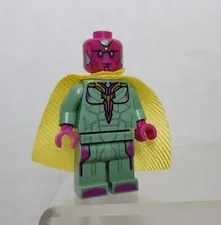 Lego Marvel Civil War Vision Minifigure (76067 76103) Infinity Yellow Spot