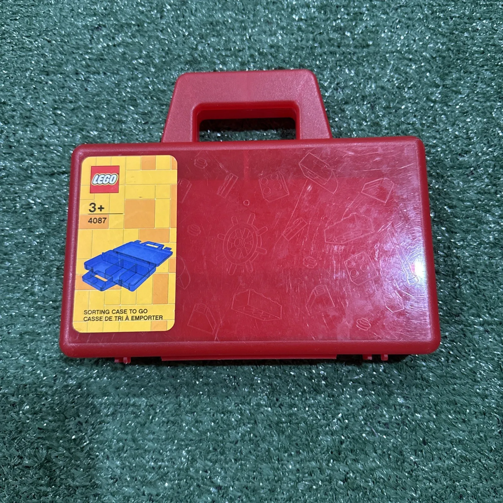LEGO 4087 Sorting Box to Go Travel Case – Red – Great for Sorting LEGO!