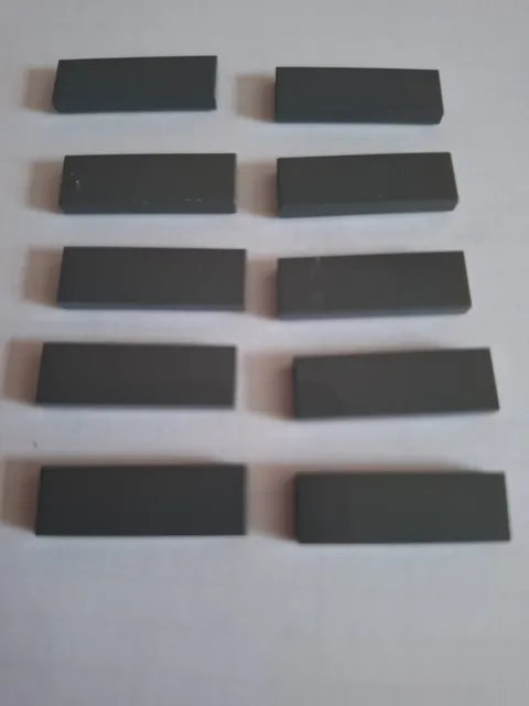 No 338 Lego Tile 1x3.   63864 Dark Grey
