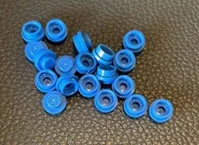 Lego 1x1 Blue Round Plates 19 Dots Stud Part Piece Bulk Lot Legos #4073