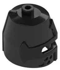 Lego New Part 89520 Castle Serpent Knight Minifig Black Helmet Eye Slit D58