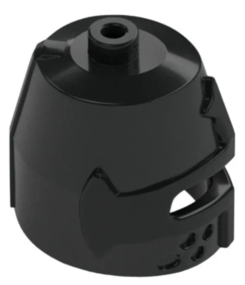 Lego New Part 89520 Castle Serpent Knight Minifig Black Helmet Eye Slit D58