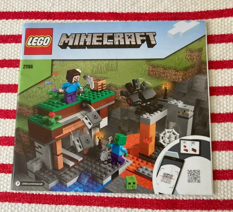 Lego Minecraft 21162 The Abandoned Mine Set Instruction Booklet ONLY