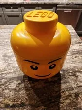 ​LEGO Iconic Storage Head Winking Boy Large Container - LEGO Storage Box Bin