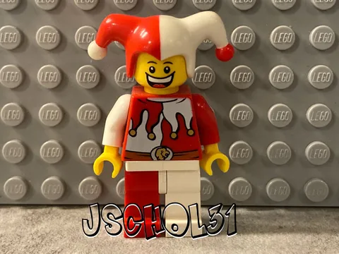 LEGO Castle Kingdoms Jester Minifigure (cas437) from set 7953