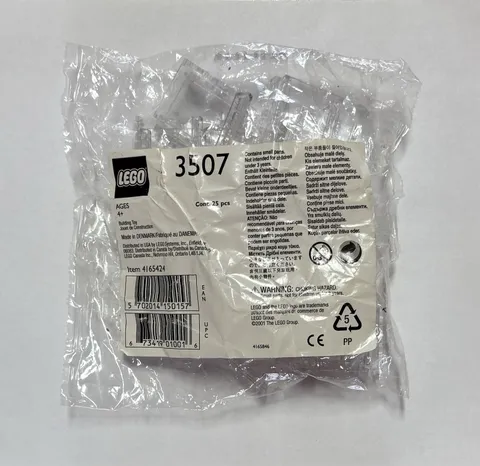 LEGO 3507 Lot of 25x Trans-Clear 1x4x3 Panel Windows Bulk NEW