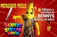 LEGO Fortnite Mifigure Peely Custom Potassius Peels By BSB23