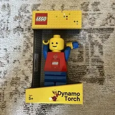 NEW in Box Lego Dynamo Torch 7.5” Large Minifigure LED Flashlight Ft 2009 