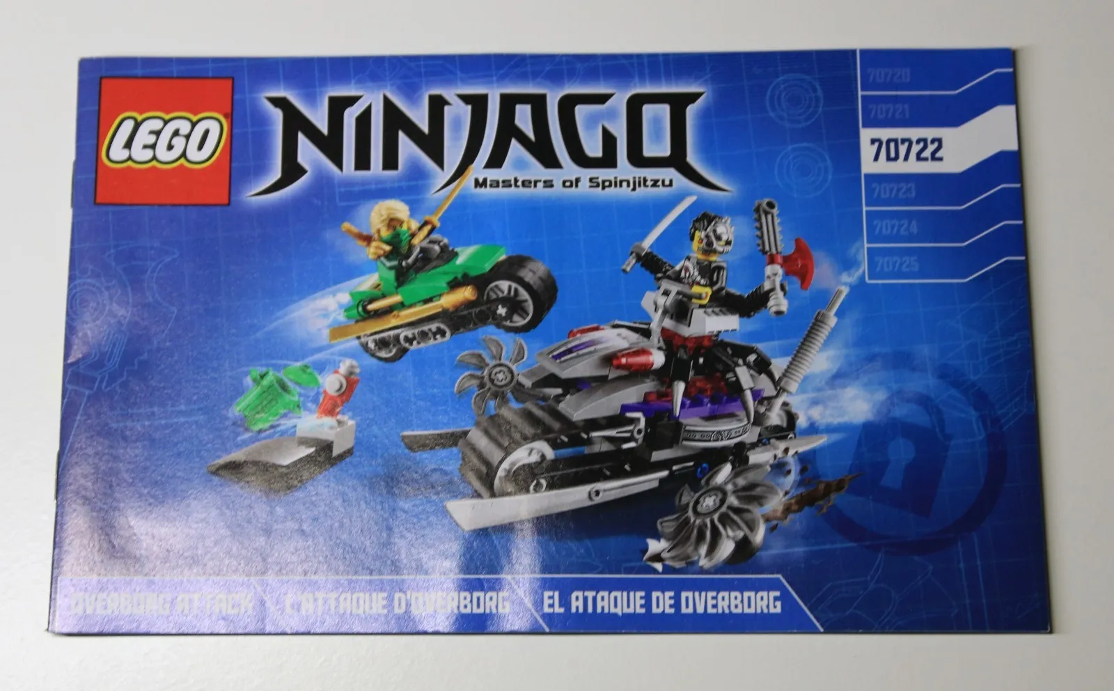 Lego 70722 Chima Ninjago OverBorg Attack Instructions Only