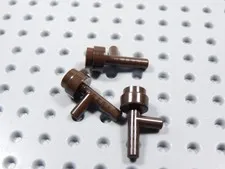 LEGO Lot of 3 Dark Brown Space Gun Torch Utensil Weapon Minifig BQ