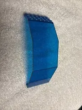 LEGO 10x6x11 Panel 2408 Trans-Dark Blue