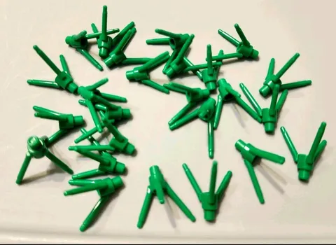 NEW LEGO® 25 Green Plant Flower Stems w/ Bar Holders Bars and 3 Stems Parts