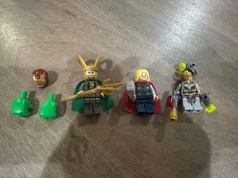 Lego Marvel Avengers Super Heroes 6868 6869 sh0018 sh0033 sh0036 minifigures lot