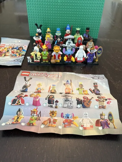 LEGO DISNEY 100 (SERIES 3) COMPLETE SET COLLECTIBLE 18 MINIFIGURES
