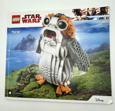 LEGO Manual Only 75230 Porg Start Wars Paper Instruction Booklet