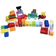 LEGO DUPLO: Number Train  (10954) AND Disney Duplo Pieces — Fun Mix Of 47 Pieces