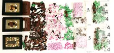 LEGO Bonsai Tree Parts Lot Bulk Pink Frogs Leaves Foliage Flowers 2lb 12oz