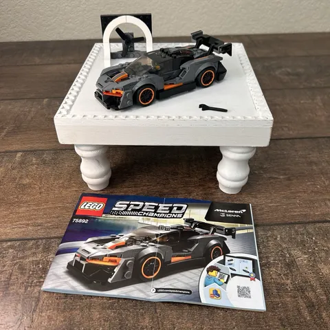 LEGO SPEED CHAMPIONS: McLaren Senna (75892) (missing 1 piece)w/ Manual - No Box