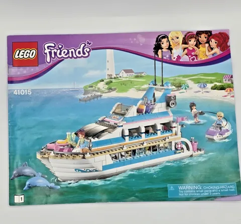 LEGO® Friends 41015 Dolphin Cruiser Instruction Manuals Only Books 1 & 2 Retired