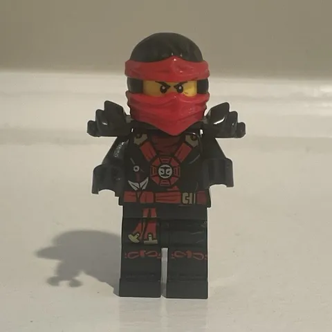 LEGO NINJAGO Deepstone Kai Ninja Minifigure w/ Armor Hood Mask Headgear, 1 Piece
