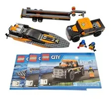 LEGO City 60085 4 x 4 Truck with Power Boat Complete with Instructions