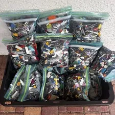 LEGO 10+lbs Bulk Lot Mixed Random Parts Pieces Bricks Plates Minifigures