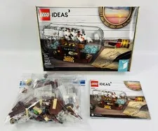 LEGO 21313 Ideas Ship in a Bottle 100% Complete Disassembled Box & Instructions