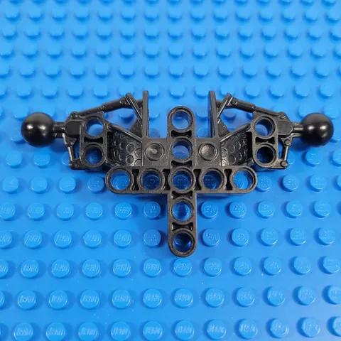 LEGO Bionicle BLACK Toa Inika Torso Shoulders Section Replacement Part 53545