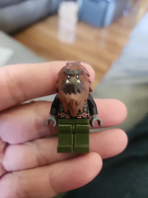Lego Minifigure - Square Foot Collectible Series 14 Sasquatch HEAD WITH A BODY