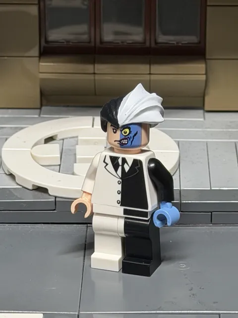 Batman 1 2006 BTAS Two-Face Custom Minifigure *hair included*