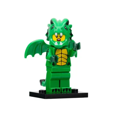 LEGO CMF Series 23 Green Dragon Costume Minifigure 71034 Complete