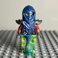 Lego Minifigure Blade Master Bansha - Ghost Lower Body njo0174 Ninjago 70731 1M