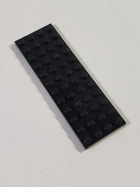 LEGO Parts ● Black Plate 4 x 12 ● # 3029 ● QTY 1
