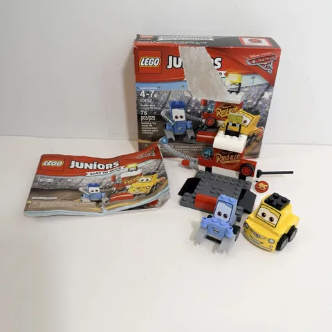 LEGO 10732 Juniors Disney Cars Guido and Luigi's Pit Stop Box Manual