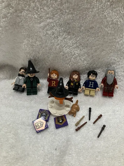 LEGO Harry Potter Minifigure Lot - Advent Calendar 2019 + chocolate frog tiles