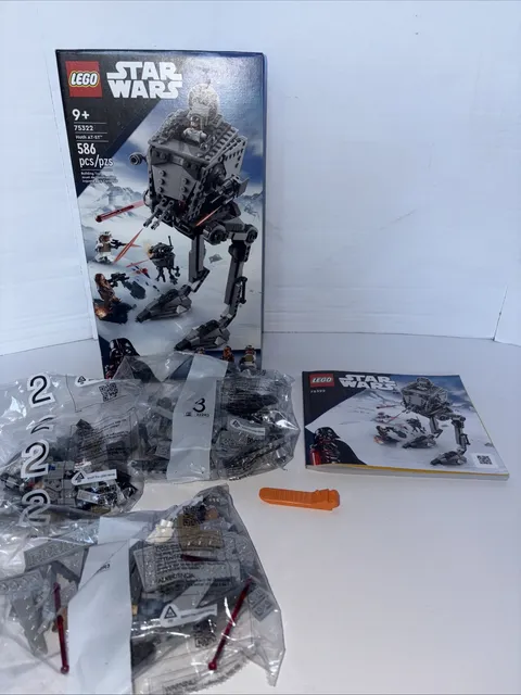 Lego 75322 Star Wars Hoth AT-ST Retired As Is Missing Bag 1 - In Box w/ Manual