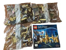 Lego 75953 Hogwarts Whomping Willow Sealed Bags 3-4-5 & Instruction Book #1