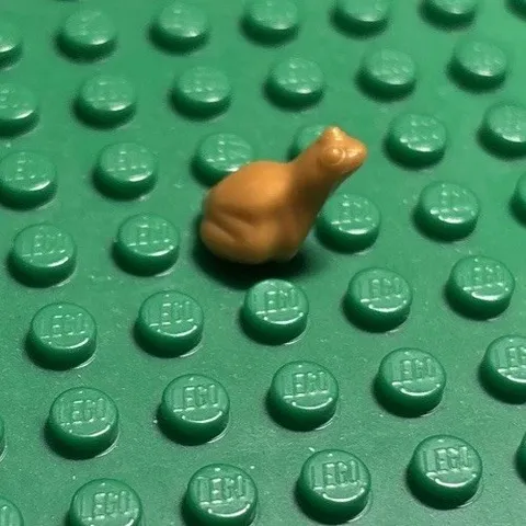 Lego Animal Minifig Pearl GOLD FROG Town Castle City 