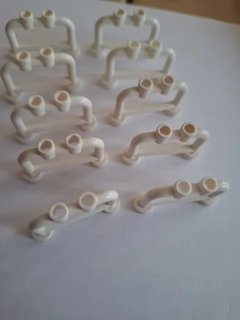 No 331 10x Lego Fence 4083 White 